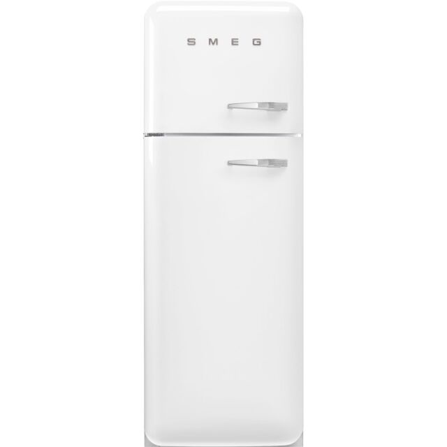 Smeg FAB30LWH6UK 60cm 50s Style Left Hand Hinge Fridge Freezer White