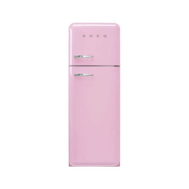 Smeg FAB30RPK6UK 60cm 50s Style Right Hand Hinge Fridge Freezer Pink