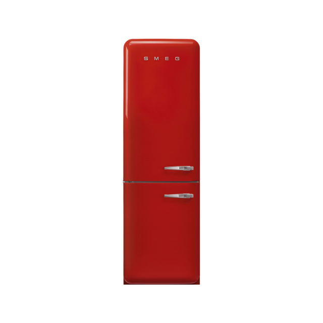 Smeg FAB32LRD6UK 60cm 50s Style Left Hand Hinge Fridge Freezer Red