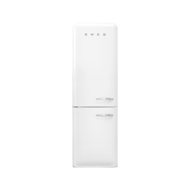 Smeg FAB32LWH6UK 60cm 50s Style Left Hand Hinge Fridge Freezer White