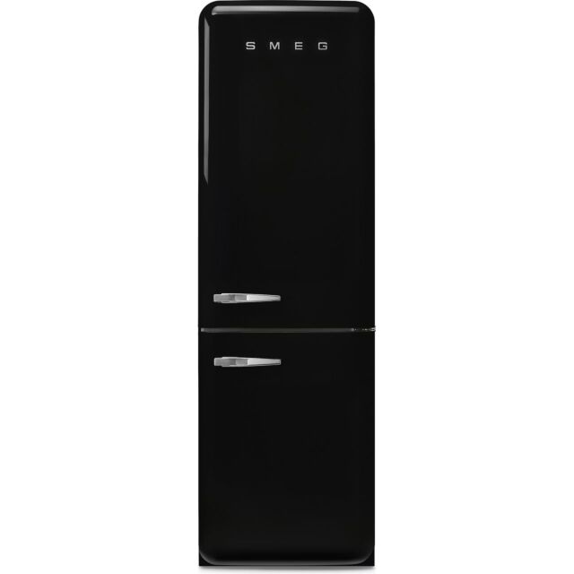 Smeg FAB32RBL6UK 60cm 50s Style Right Hand Hinge Fridge Freezer Black