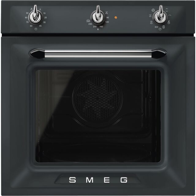 Smeg SF69M3TNO Victoria Multifuctional Single Oven Black