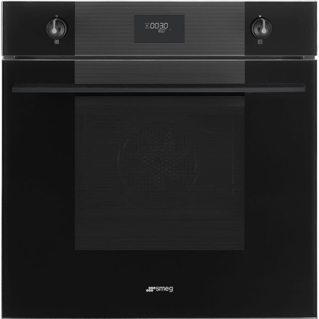 Smeg SFP6101TB3 Linea Pyrolytic Single Oven Black