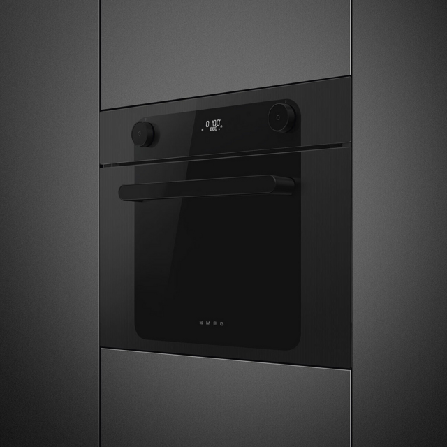 Smeg SO4201M1BI 40L Built-In Combo Microwave Black