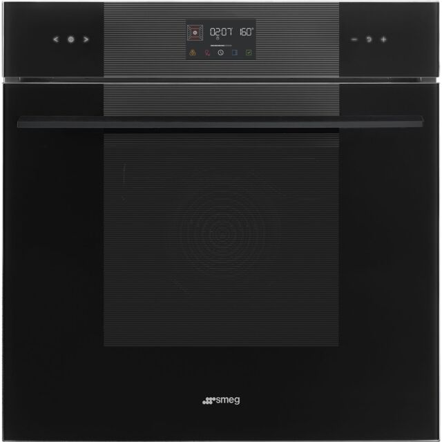 Smeg SOP6102TB3 Linea Pyrolytic Single Oven Black