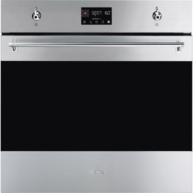 Smeg SOP6302TX 60cm Classic Pyrolytic Single Oven in Stainless Steel