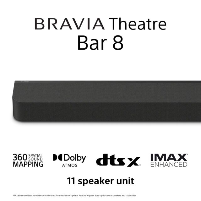 Sony HTA8000.CEK 5.0.2 Dolby Atmos® Soundbar - Black