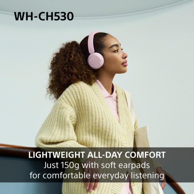 Sony WHCH530L.CE7 Wireless Over-Ear Headphones Blue