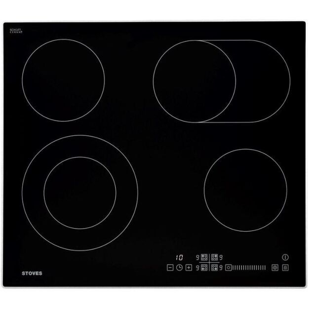 Stoves SEH602SCTC Ceramic Hob Black 444410185