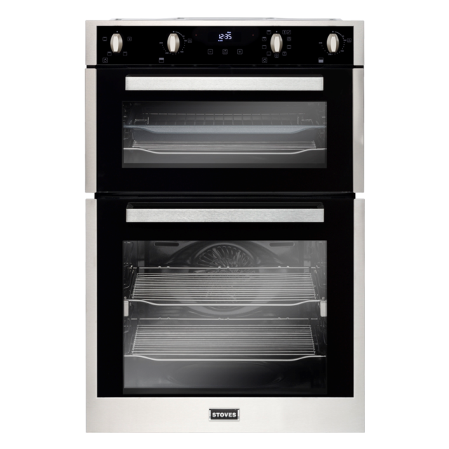 Stoves BI902MCFT Double Oven Stainless Steel 444410216