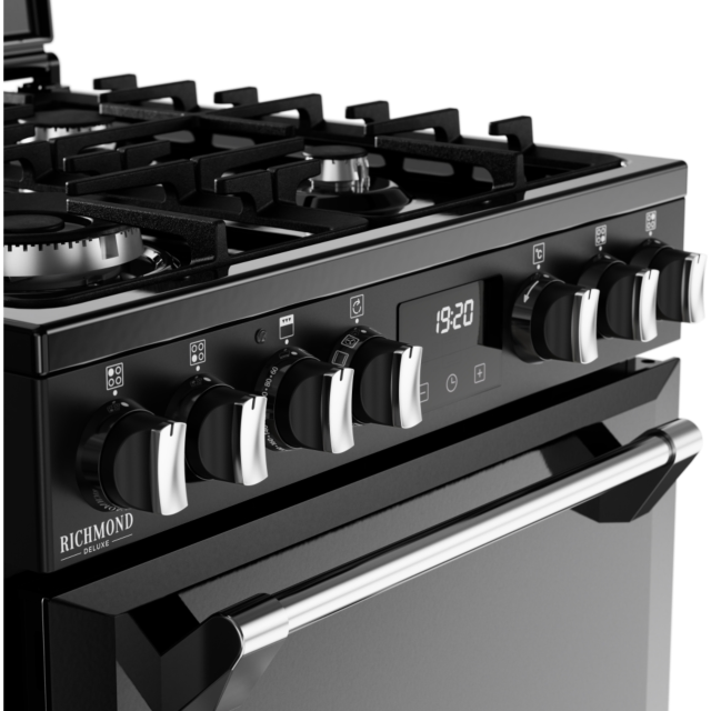 Stoves 444411844 DX MRA Richmond 600DF Blk Dual Fuel Cooker