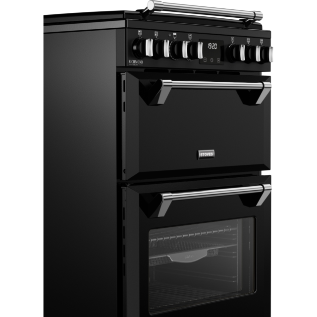 Stoves 444411844 DX MRA Richmond 600DF Blk Dual Fuel Cooker