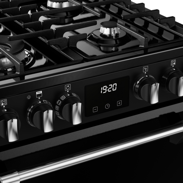 Stoves 444411844 DX MRA Richmond 600DF Blk Dual Fuel Cooker