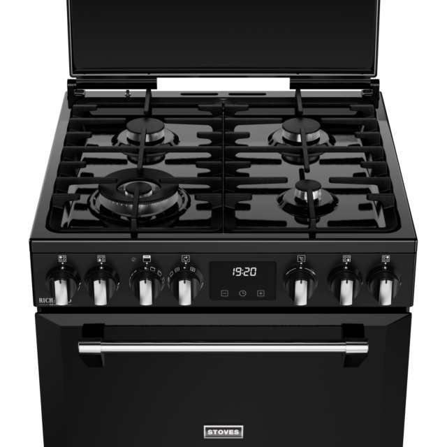 Stoves 444411844 DX MRA Richmond 600DF Blk Dual Fuel Cooker