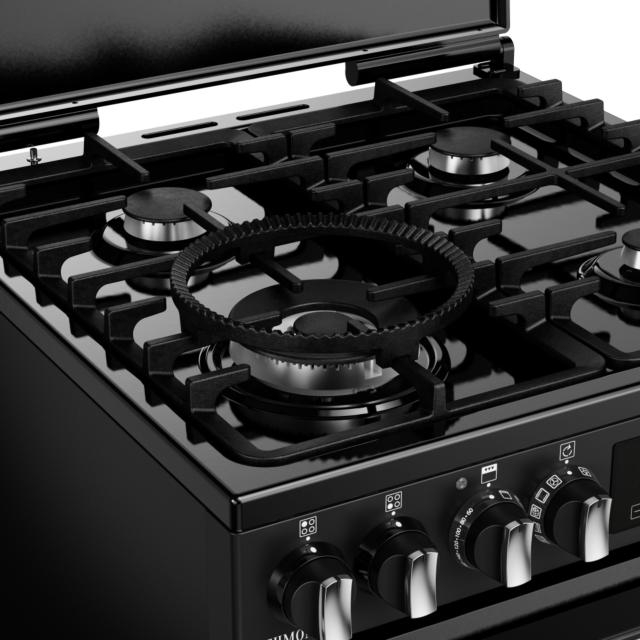 Stoves 444411844 DX MRA Richmond 600DF Blk Dual Fuel Cooker
