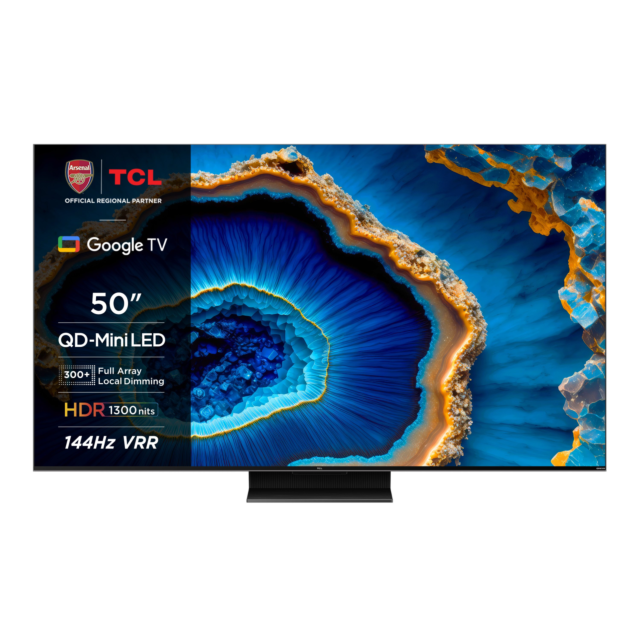TCL 50C805K 50inch 4K QLED Mini-LED HDR Google TV