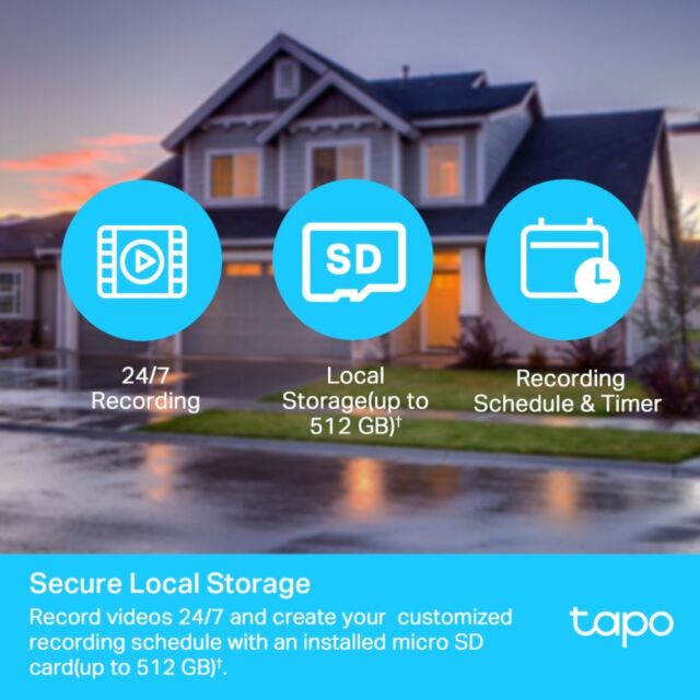 TP-LINK TAPOC500 Outdoor Pan/Tilt Security Wi-Fi Camera