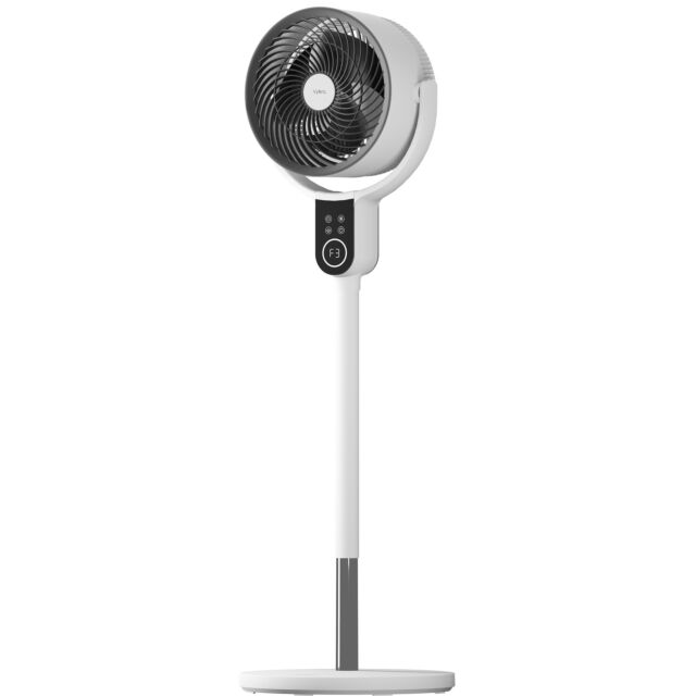 Vybra VS001-OF Oscillator Dual Height Tilt & Swing Oscillating Fan - White