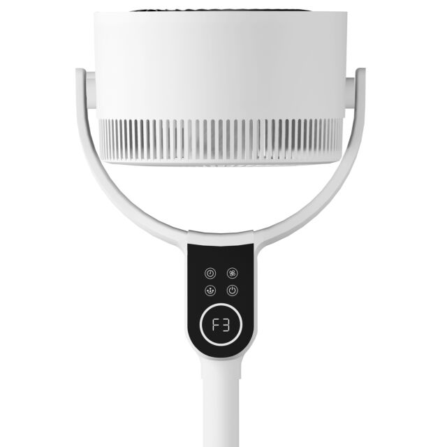 Vybra VS001-OF Oscillator Dual Height Tilt & Swing Oscillating Fan - White