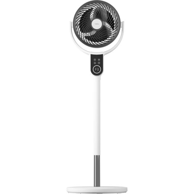 Vybra VS001-OF Oscillator Dual Height Tilt & Swing Oscillating Fan - White