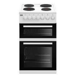 Beko EDP503W 50cm Electric Double Oven Cooker