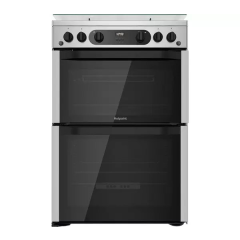 Hotpoint HDM67G0CCX Gas Double Oven Cooker 