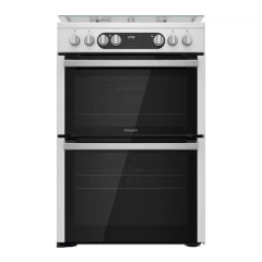 Hotpoint HDM67G9C2CX Dual Fuel Double oven Cooker