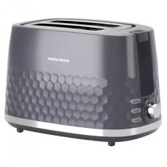 MORPHY RICHARDS 220033 Hive 2 Slice Toaster in Grey