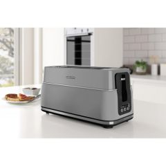 MORPHY RICHARDS 245705 Signature 4 Slice Toaster - Grey