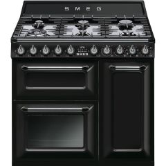 Smeg TR93BL Dual Fuel Range Cooker