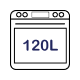 120L Main Oven Capacity