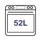 52L Main Oven Capacity