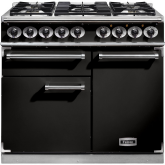 Falcon Deluxe 1000 Dual Fuel Black/Chrome F1000DXDFBL/CM