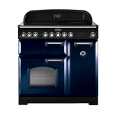 Rangemaster Classic Deluxe 90 Ceramic Blue/Chrome CDL90ECRB/C