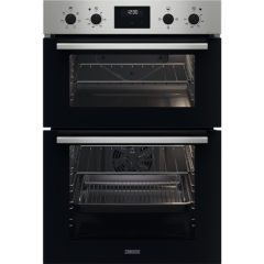 Zanussi ZKCXL3X1 Built In Electric Double Oven Stainless Steel