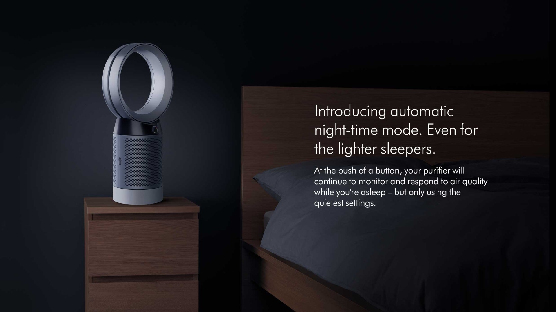 Automatic Night time mode even for lighter sleepers