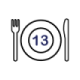 13 Place Settings 13 Place Settings