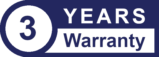 Warranty - 3 Years Parts & Labour Warranty - 3 Years Parts & Labour