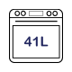 41L Main Oven Capacity 41L Main Oven Capacity