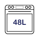48L Main Oven Capacity