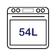 54L Main Oven Capacity 54L Main Oven Capacity