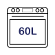 60L Main Oven Capacity