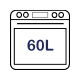 60L Main Oven Capacity 60L Main Oven Capacity