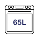 65L Main Oven Capacity 65L Main Oven Capacity