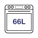 66L Main Oven Capacity 66L Main Oven Capacity