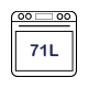 71L Oven Capacity 71L Oven Capacity